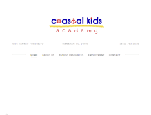 Tablet Screenshot of coastalkidsacademy.com